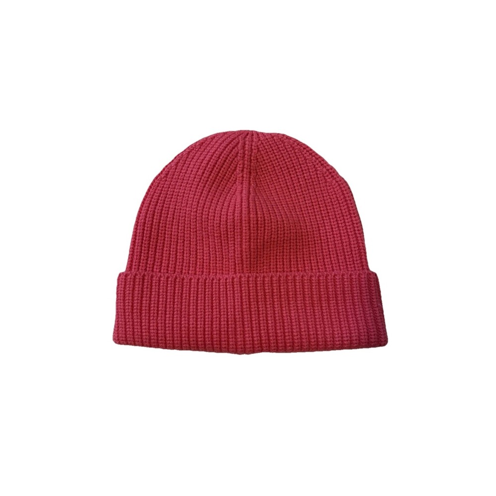 J Crew NWOT Barbie Pink‎ Ribbed Knit Beanie OS Winter Snow Ski Girlie Streetwear